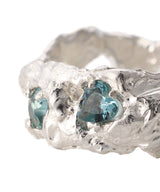 Blue Hearts Ring