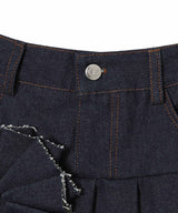 Rosette Denim Skirt-CONSTANCA ENTRUDO-Forget-me-nots Online Store