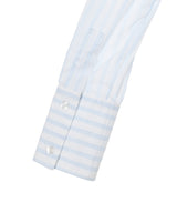 Striped Poplin Shirt With Bubble Hem-CONSTANCA ENTRUDO-Forget-me-nots Online Store