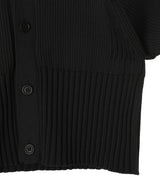 Fluted Lucent Cropped Shirt Cardigan-CFCL-Forget-me-nots Online Store