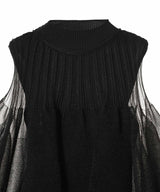 Overwrapped Pottery Bust Flare Sleeveless Dress-CFCL-Forget-me-nots Online Store