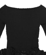 Pottery Hs Swell Glitter Off Shoulder Top-CFCL-Forget-me-nots Online Store