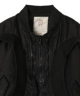 Circle Ribbed Nylon Ma-1-Cycle by myob-Forget-me-nots Online Store