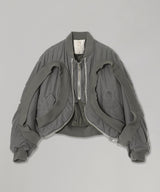 Circle Rib Washed Ma-1-Cycle by myob-Forget-me-nots Online Store