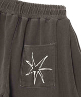 Mayte × Cycle Echo Star Washed Half Pants-Cycle by myob-Forget-me-nots Online Store