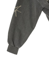 Mayte × Cycle Echo Star Washed Zip-Up Hoodie-Cycle by myob-Forget-me-nots Online Store