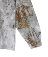 Misaki Ushiozu × Cycle Iron Rust-Dyeing Long Sleeve Tee-Cycle by myob-Forget-me-nots Online Store