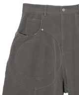Circle Cut-Out Washed Half Pan