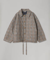 Jacket Checked Brown-AVAVAV-Forget-me-nots Online Store