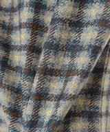 T-Shirt Checked Blue-AVAVAV-Forget-me-nots Online Store