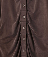 Pleated Shirt-AVAVAV-Forget-me-nots Online Store