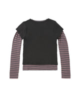 Layered Tee-Forget-me-nots-Forget-me-nots Online Store