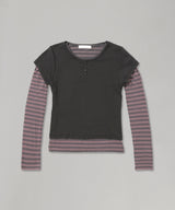 Layered Tee-Forget-me-nots-Forget-me-nots Online Store