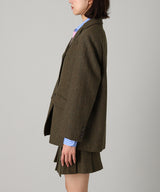 Wool Blazer Jacket-Forget-me-nots-Forget-me-nots Online Store