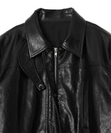 Fake Leather Jacket-Forget-me-nots-Forget-me-nots Online Store