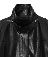 Fake Leather Jacket-Forget-me-nots-Forget-me-nots Online Store