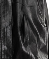 Fake Leather Jacket-Forget-me-nots-Forget-me-nots Online Store