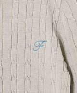 Long Sleeve Knit Polo-Forget-me-nots-Forget-me-nots Online Store