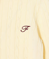 Long Sleeve Knit Polo-Forget-me-nots-Forget-me-nots Online Store