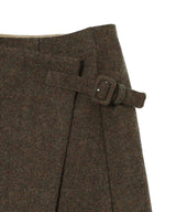 Wool Mini Skirt-Forget-me-nots-Forget-me-nots Online Store