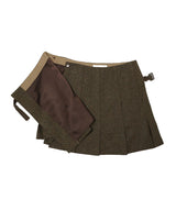 Wool Mini Skirt-Forget-me-nots-Forget-me-nots Online Store