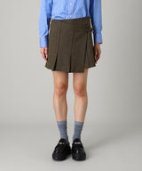 Wool Mini Skirt-Forget-me-nots-Forget-me-nots Online Store