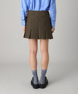 Wool Mini Skirt-Forget-me-nots-Forget-me-nots Online Store