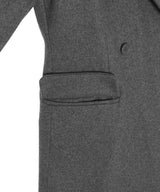 Long Meltone Coat-Forget-me-nots-Forget-me-nots Online Store