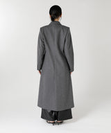 Long Meltone Coat-Forget-me-nots-Forget-me-nots Online Store