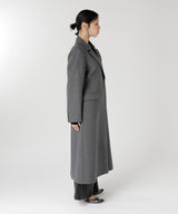 Long Meltone Coat-Forget-me-nots-Forget-me-nots Online Store