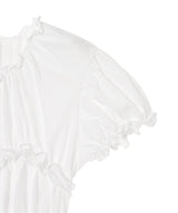 【Coming Soon】Gathered Mini Tee With Corset-Forget-me-nots-Forget-me-nots Online Store