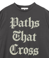 【Coming Soon】Print Tee With Damage-Forget-me-nots-Forget-me-nots Online Store