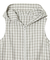 【Coming Soon】Full Zip Hooded Vest-Forget-me-nots-Forget-me-nots Online Store