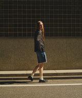 Mesh Loose Crew Neck Knit-Forget-me-nots-Forget-me-nots Online Store