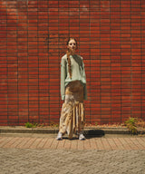 Mesh Loose Crew Neck Knit-Forget-me-nots-Forget-me-nots Online Store