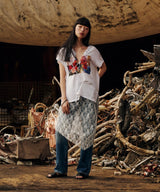 Cut Off Tee-Forget-me-nots-Forget-me-nots Online Store