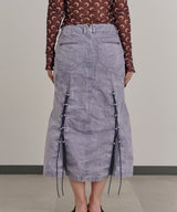 Pigment Dye Skirt-Forget-me-nots-Forget-me-nots Online Store