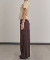 2 Tucks Wide Slacks-Forget-me-nots-Forget-me-nots Online Store