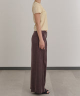 2 Tucks Wide Slacks-Forget-me-nots-Forget-me-nots Online Store