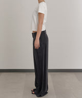 2 Tucks Wide Slacks-Forget-me-nots-Forget-me-nots Online Store