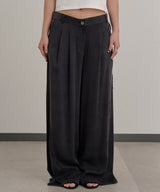 2 Tucks Wide Slacks-Forget-me-nots-Forget-me-nots Online Store