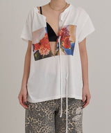 Cut Off Tee-Forget-me-nots-Forget-me-nots Online Store