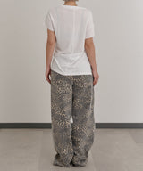 Leopard Damaged Denim-Forget-me-nots-Forget-me-nots Online Store