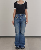 Ringer Tee-Forget-me-nots-Forget-me-nots Online Store