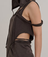 Hoodie Onepiece-Forget-me-nots-Forget-me-nots Online Store