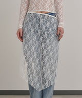 Lace Skirt-Forget-me-nots-Forget-me-nots Online Store