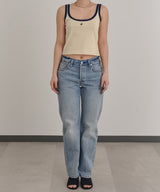 Ringer Tank Top-Forget-me-nots-Forget-me-nots Online Store