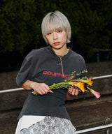 Belted Printed Stone T-Shirt-courrèges-Forget-me-nots Online Store