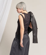 2 Tucks Wide Slacks-Forget-me-nots-Forget-me-nots Online Store