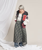 Mesh Print Pleats Skirt-TOGA PULLA-Forget-me-nots Online Store